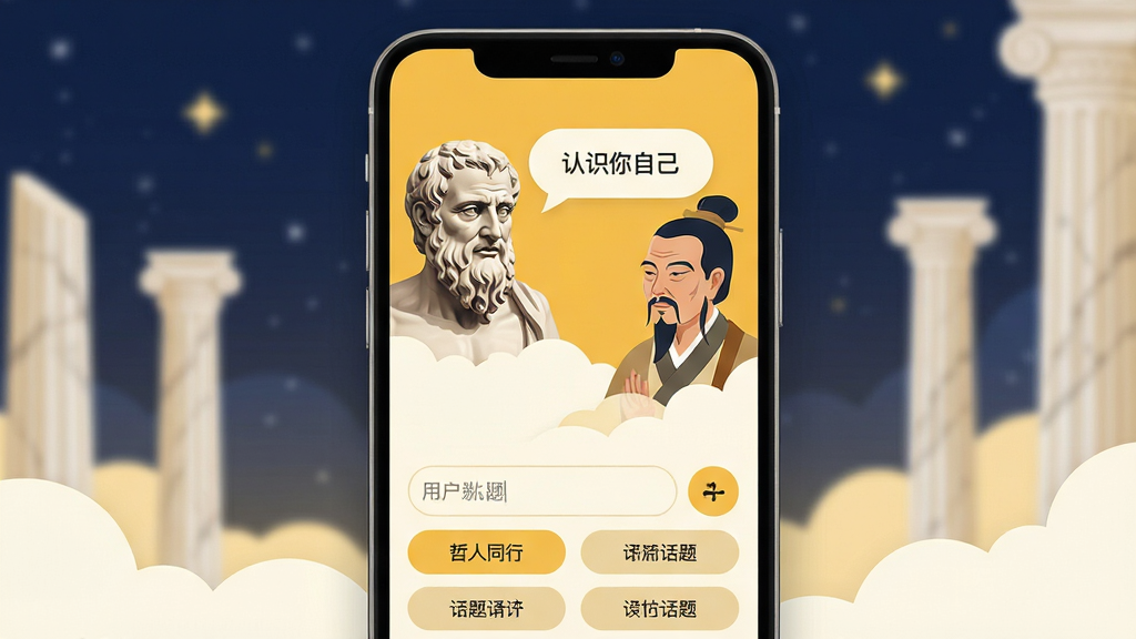 ���壺һ����Ϊ��������ͬ�С��������ֻ�Ӧ�ý��棬��Ļ����ʾһλ��ϣ����ѧ����һλ�й����˵İ��������������ƶ˶Ի��� ���֣���������Ϊ�ֻ���Ļ��д����Ļ�ڷ�Ϊ�������������Ϸ�����ѧ��ͷ����Ի����ݣ��·����û�������뼸�����ⰴť�� �Ű棺�����࣬�Ի����ݲ��ò��Գ�Բ����ƣ�������������ť�������롣 ��񣺱�ƽ���廭���ɫ����ů��ɫ���װ�ɫΪ����Ӫ���˼��Χ��������ģ�����ǿ������ʯ���� ϸ�ڣ���ѧ��������е��ܸУ��������䣬��������Լ�ɼ�����ʶ���Լ��������� ���ʣ����壬�ɾ����޶���Ԫ�ء�