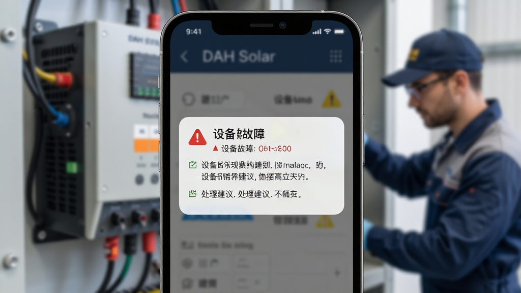 DAH SolarӦ�õ����澯֪ͨ�Ľ�����д��֪ͨ����ʾ�豸�����봦�����飬����Ϊ������豸��д��ά�޹���ʦ������Ϊ�ֻ�������С������豸�黯���Ű�ͻ���澯��Ϣ�����רҵ��ʵ��ϸ�ڰ�����ɫ�澯��ʶ�뽨�����֣����������ɾ����޶���Ԫ��