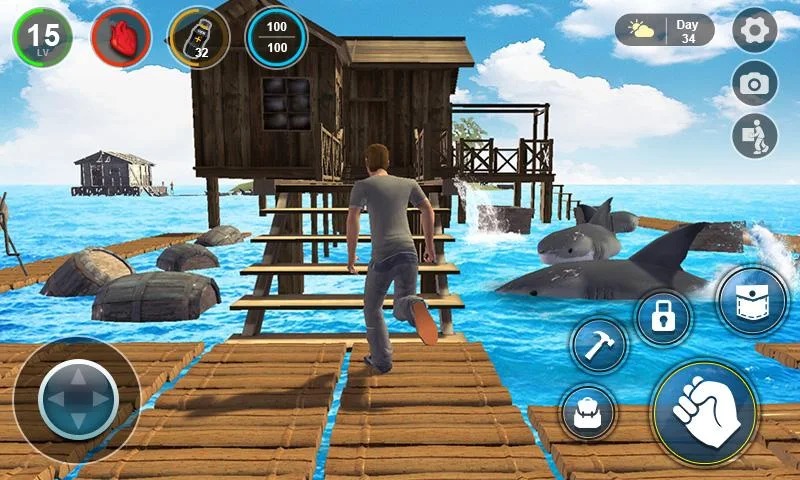 ľ������3D��Raft Survival 3D��1.05�� �������潨��