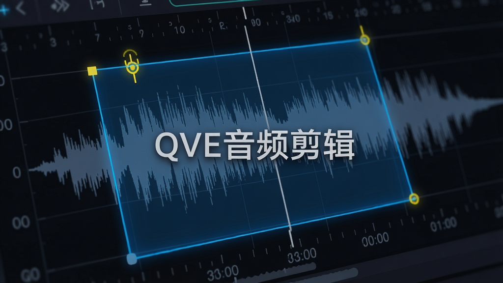 QVE��Ƶ�����Ĳ��α༭��д������Ϊ�Ŵ����Ƶ����ͼ������չʾ��ɫ����ѡ����������ɫ��ǵ㣬���Ϊ�Ƽ�����ɫ������ϸ�ڰ�������ϸ����ʱ��̶��ߣ�����ϸ��ɾ����޶���Ԫ�أ�����������ʾ��QVE��Ƶ������ˮӡ