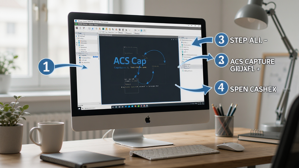 ACS Captureʹ�ý̳̳���ͼ��������Ļ��ʾ���������棬�Ա��в����ע����1-4������Ϊ�������棬���дʵ��������ͣ������������޶���Ԫ��