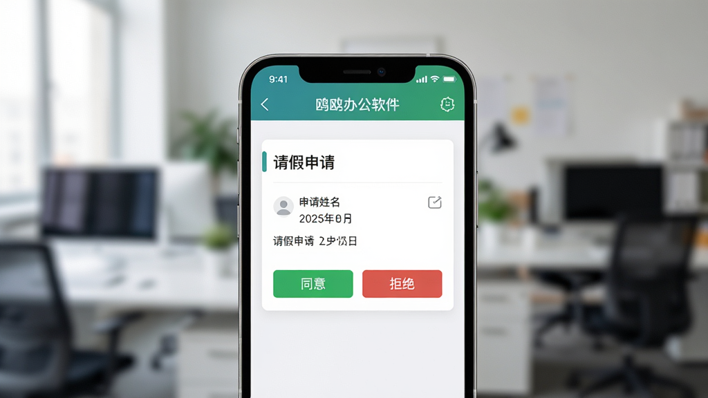 ���壺�ֻ���дչʾŸŸ�칫�����������棬��Ļ����ʾһ����������롱��������Ƭ���С�ͬ�⡱�͡��ܾ�����ť�����֣��ֻ����У���Ļ���ݳ���ͷ�������黯�İ칫�������Ű棺�ֻ�λ�ڻ������룬ͻ����ʾ�����������档���дʵ��񣬹�����͡�ϸ�ڣ���Ļ���������ɼ���ŸŸ�칫��������������Ƭ��ʾ���������������ڡ����ʣ����壬�ɾ����޶���Ԫ�ء�