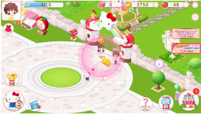 凯蒂猫梦幻小屋手机版 凯蒂猫梦幻小屋手机版