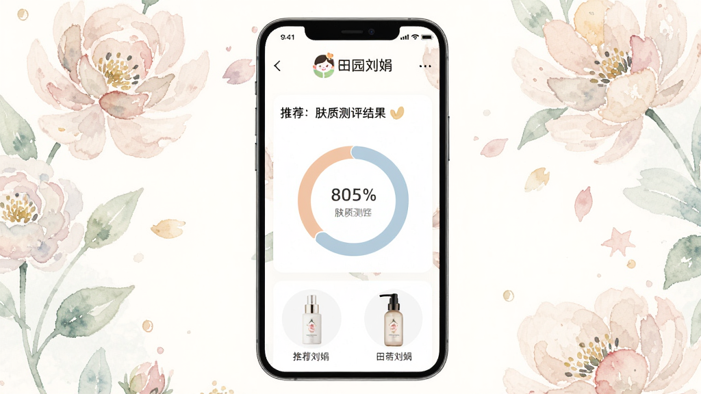 ����Ϊ�ֻ���Ļչʾ���ʲ������ҳ�棬�Ϸ��С���԰���ꡱ��LOGO�Ϳɰ���ͼ�ꡣ����Ϊ�ֻ����У������ǵ��ŵ�ˮ�ʻ��ܡ��Ű��࣬�����Ի���ͼ���֣���������������ִ���Լ��ɫ����͡�ϸ�ڰ����Ƽ���Ʒ��Сͼ�����ơ����ʸ��壬�ɾ��޶���Ԫ�ء�