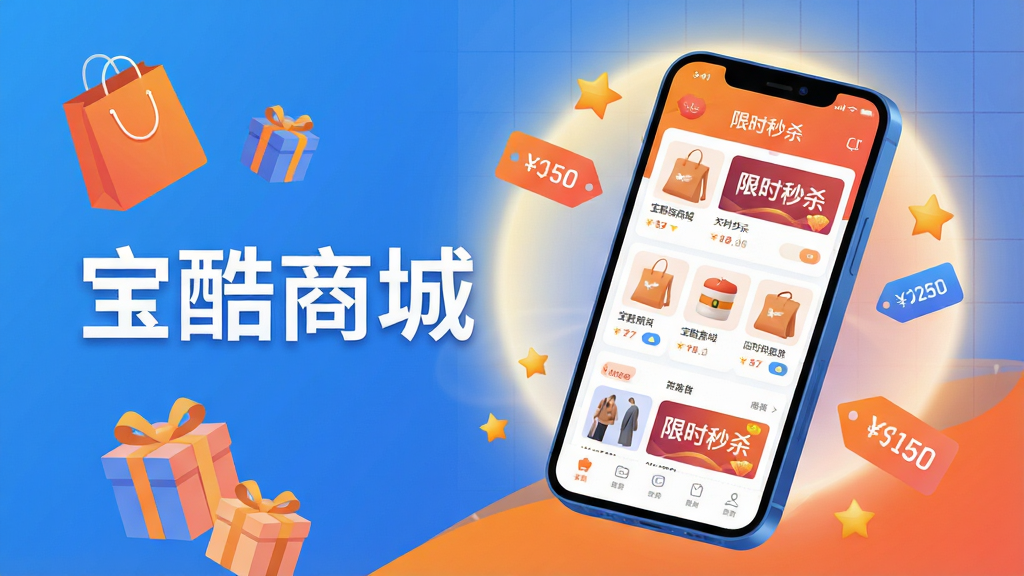 ���壺һ�������������ֻ�����Ļ��չʾ�������̳ǡ�APP���棬����������Ʒ����ͼ��ʹ����������������͵Ĺ��Ρ����֣��ֻ�λ�ڻ�������ƫ�ң�������״��������Ĺ���������Ԫ�أ�����ʶԽ��߹�ͼ���Ű棺�ֻ���Ļ�ڵĽ���Ԫ�������ɱ棬���ܵ�׺�۸��ǩ������ͼ�꣬����ͻ���������̳ǡ����֡�����ִ���ƽ�廭�磬ɫ�����죬��ɫ��Ϊ��ɫ����ɫ���䡣ϸ�ڣ��ֻ���Ļ��ʾ��Ʒ�б��͡���ʱ��ɱ�������������е������������������ʣ�������Ⱦ���ɾ����޶���Ԫ�ء�