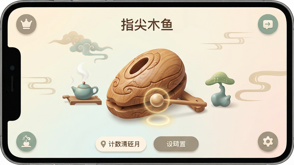 ���壺һ����Ϊ��ָ��ľ�㡱������Ӧ�ý��棬��Ļ������һ��������ľ�㣬��Χ�е��ŵ�����װ�Ρ����֣�ľ����У�����Ϊǳɫ���䣬�ײ��м��������ð�ť���Ű棺������ˣ�����ͼ��ֲ��ڽ��䡣��񣺱�ƽ������������ϣ�ɫ����͡�ϸ�ڣ�ľ�������ϸ΢�������û�ʱ���й��η��������ʣ����壬�ɾ����޶���Ԫ�ء�