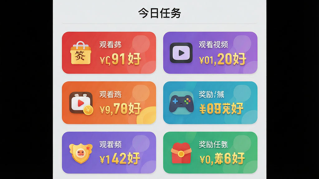 ���壺�۱����Ӧ���������б����棬չʾ�����ɫ����Ƭ��ÿ����Ƭ��������ͼ��ͽ��������֣�����Ƭ�������У��Ϸ��С��������񡱱��������Ű棺��Ƭ��Ϣ��������������ý�ɫ����ͻ����ʾ������ִ���Լ�ı�ƽ����ƣ�����Ϊǳ��ɫ��ϸ�ڣ�����ͼ�����ǩ�����ۿ���Ƶ������Ϸ�ȣ���Ƭ��Ե��Բ�ǣ�����ɾ����ࡣ���ʣ����壬�ɾ����޶���Ԫ�ء�