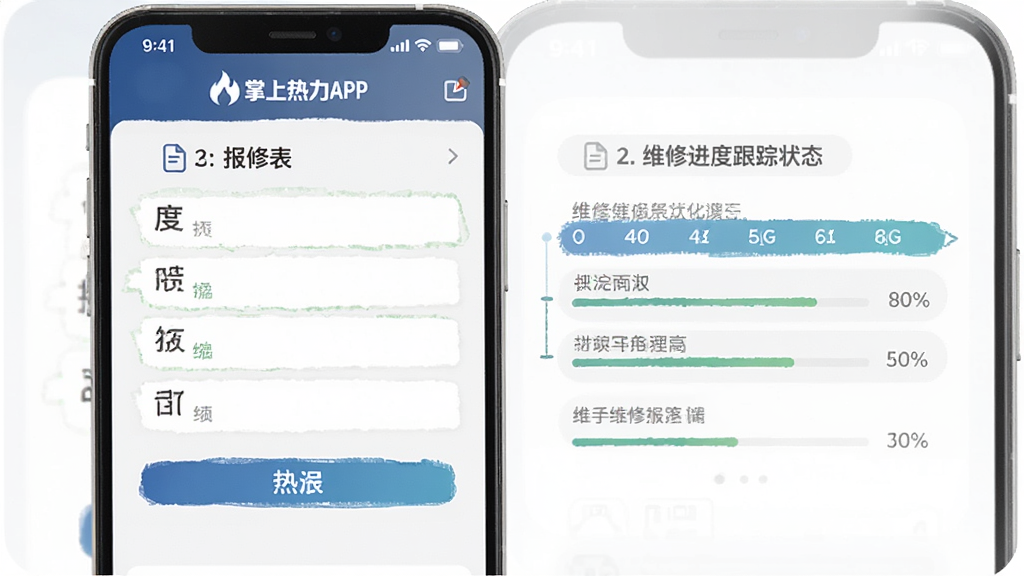 չʾ��������APP���߱��޹��ܵĲ������̽��棬����Ϊ���ޱ�����дҳ���ά�޽��ȸ���״̬�������ֲ����������Ű���ֱ�ۣ����ʵ���Ѻã�ϸ��ͻ������������APP��Ʒ�����������ʸɾ��޶���Ԫ��