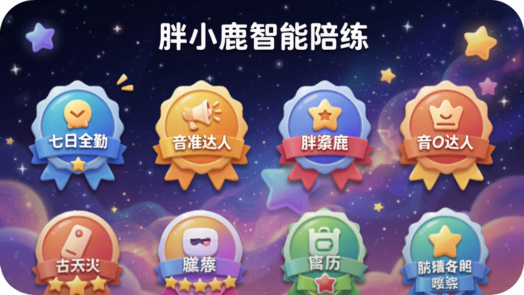 ��С¹��������APP�ĳɾͽ������棬������չʾ�����ɫ����ͼ�꣬����������ȫ�ڡ�����׼���ˡ��ȣ�����Ϊ�ǿ�ͼ����ɫ��Ѥ����������ã�ͻ������С¹����������Ʒ�ƣ�����ϸ�壬��������������ģ��ɾ��޶���Ԫ��