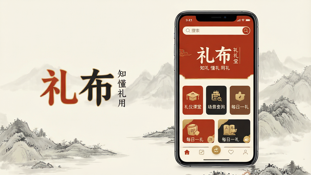 ���壺һ��������Ļ�������ֻ�����Ļ����ʾ�š��񲼡���������ҳ���棬������Ƶ��ţ��С����ǿ��á�����������ѯ������ÿ��һ�񡱵�ģ�顣���֣��ֻ�λ�ڻ�������ƫ�ң�������״��е����Ĵ�ͳˮīɽˮ����Ϊ������Ӫ����ŵ����ִ����ڵķ�Χ���Ű棺�ֻ���Ļ���������ɱ棬���沼�ּ�����򣬶��������������в��ǹ���ͼ�꣬�ײ��ǵ���������񣺱�ƽ���廭���ɫ������졢ī�ڡ��װ�Ϊ������ɫ��׺����������ȴ����������й�����ζ��ϸ�ڣ��ֻ���Ļ�С��񲼡�������ΪLogo��Ŀ���Ա���һ��С�֡�֪�� ���� ���񡱡�����ɾ����۽����ֻ���Ļ���ݣ�����Ԫ�ز��������塣���ʣ�������Ⱦ��ϸ�ڷḻ���ɾ����޶���Ԫ�ء�