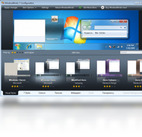 Stardock WindowBlinds ��׿�� ����Ӧ��Ч��