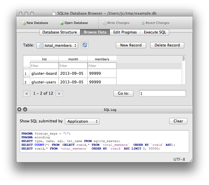 DB Browser for SQLite3.12.2 ���������ݿ����