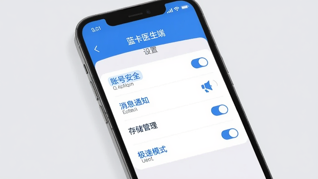 ����Ϊ�ֻ���Ļ��ʾ����ҽ���˵����ý��棬�����˺Ű�ȫ����Ϣ֪ͨ���洢����������ģʽ��ѡ�����Ϊǳ��ɫ������Ϊ�б�ʽ���Ű��࣬���Ϊ�ƶ�������ҳ�棬ϸ�ڰ������ذ�ť����ɫ�������֣����ʸɾ����޶���Ԫ��