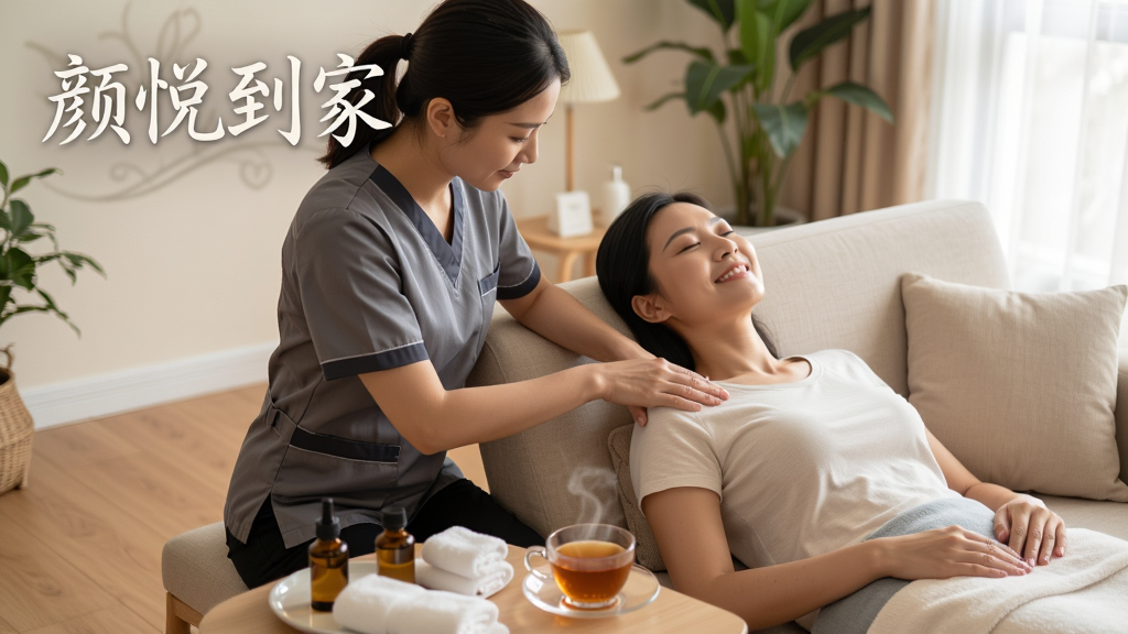 ���壺һλ�������๤�����ļ�ʦ����Ϊɳ���Ϸ��ɵĿͻ����м羱��Ħ����������ܰ���࣬�ͻ����΢Ц�����֣���ʦλ�ڻ�����࣬�ͻ�λ���Ҳ࣬ǰ���ڷ��ž��͡�ë������Ʒ���Ű棺����������У�����Ϊǳɫľ�ذ�����ֲ�����֡����õ��ҡ������ŵ��鷨�������ڻ������Ͻǡ����дʵ��Ӱ��񣬹��������Ȼ��ɫ����ů���ʡ�ϸ�ڣ���ʦ�ַ�רҵ���ͻ�������ɣ�������һ���Ȳ衣���ʣ����壬�ɾ����޶���Ԫ�ء�