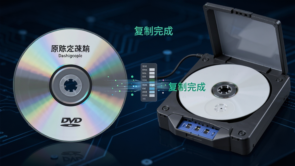 һ��DVD���̱����Ƶ�ʾ��ͼ�������ԭ����̣��Ҳ��ǿ�¼������д��հ׹��̣����������������͡�������ɡ�����ʾ������Ϊ����ɫ�Ƽ��з�Χ��ϸ�ڷḻ�����ʸɾ����޶���Ԫ��
