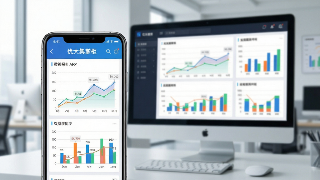 ��ͼ��ʾ�ʣ�����Ϊ���Ŵ��ƹ�APP�ڵ����ݱ���ҳ�棬��Ļ����ʾ������ͼ����״ͼ�ȸ���ͳ��ͼ����ͼ��ɫ�����������ݱ�ǩ����������Ϊ�ִ��칫�һ�����������Ļ����Լ�ɼ�ͬ�������ݿ��塣���ֲ��û��л���ʽ���ֻ���ǰ�������ں��γ�����ͬ�����Ӿ����ܡ��Ű��ϣ�ͻ��ͼ����רҵ����ɶ��ԡ����Ϊ����Ƽ��У�����ɾ����޶���Ԫ�ء�