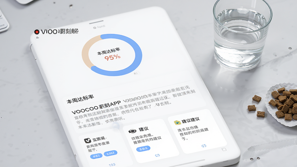 VOOCOOε��APP���ܱ�ҳ���ͼ���Ϸ��ǻ���ͳ��ͼ��ʾ���ܴ���ʣ��·��������ܽ���������鿨Ƭ��������ǳ��ɫ���棬�Ա߷���һ��ˮ�ͳ�����ʳ�����������ɫ����ͣ�ϸ�����������ʸ��壬�ɾ����޶���Ԫ��