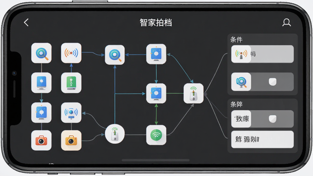 ��������Ϊ�ֻ���Ļչʾ���Ǽ��ĵ���APP�ĳ����༭ҳ�棬ҳ������������ֱ������Ŷ���豸ͼ�������ѡ��м����������ӣ��γ��Զ�������ͼ������Ϊ��ɫǳ�ң�ͻ���������ݡ����ֲ��ñ�ƽ����Ʒ��ͼ�꾫��ϸ�壬ɫ�����죬���ʸ��壬�ɾ��޶���Ԫ�ء�