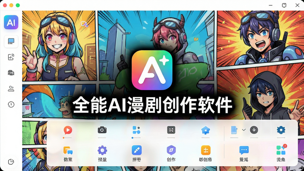 һ��չʾȫ��AI���紴������������ĸ����ͼ����������������logo�����ơ�ȫ��AI���紴��������������Ϊɫ�ʷḻ�������������������ִ�������ͼ���������룬�������������ã������������ɾ��޶���Ԫ��