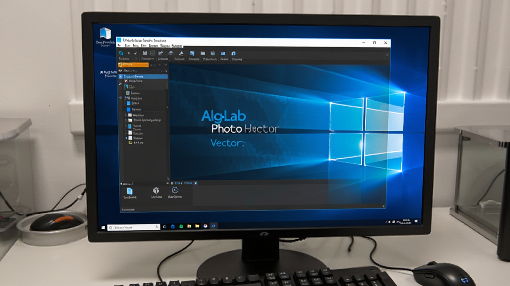һ��չʾAlgoLab Photo Vector��Windows���������еĽ�ͼ����Ļ����ʾ���������棬����Ϊ����̨���Ա������ͼ��̣����廷����ʵ�����ʸɾ�