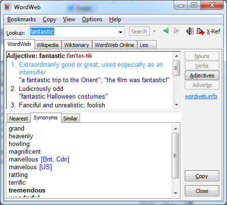 WordWeb10.5 ���ߴʵ��ѯ����