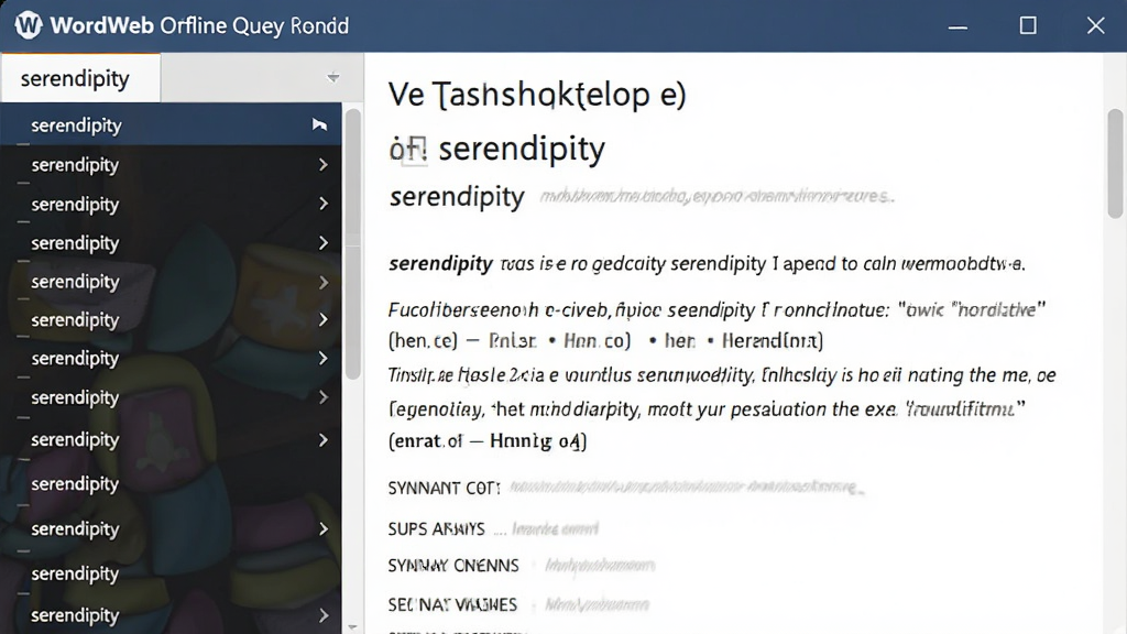 ���ܽ�ͼ: չʾWordWeb���߲�ѯ����