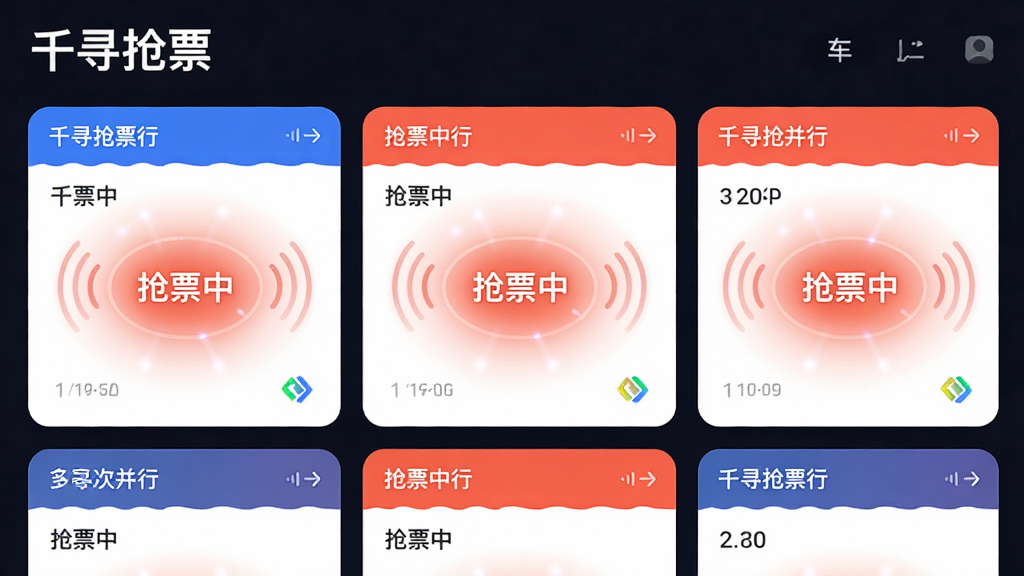 ��������Ϊ��ǧѰ��Ʊ���೵�β��н��棬��Ļ�ж�����δ��ں������У�ÿ�������С���Ʊ�С�����Ч��������ƽ�̣��Ű���գ���񶯸л��ã�ϸ�ڰ����źŲ��ƺ��л���ͷ�����ʸ���ɾ����޶���Ԫ��