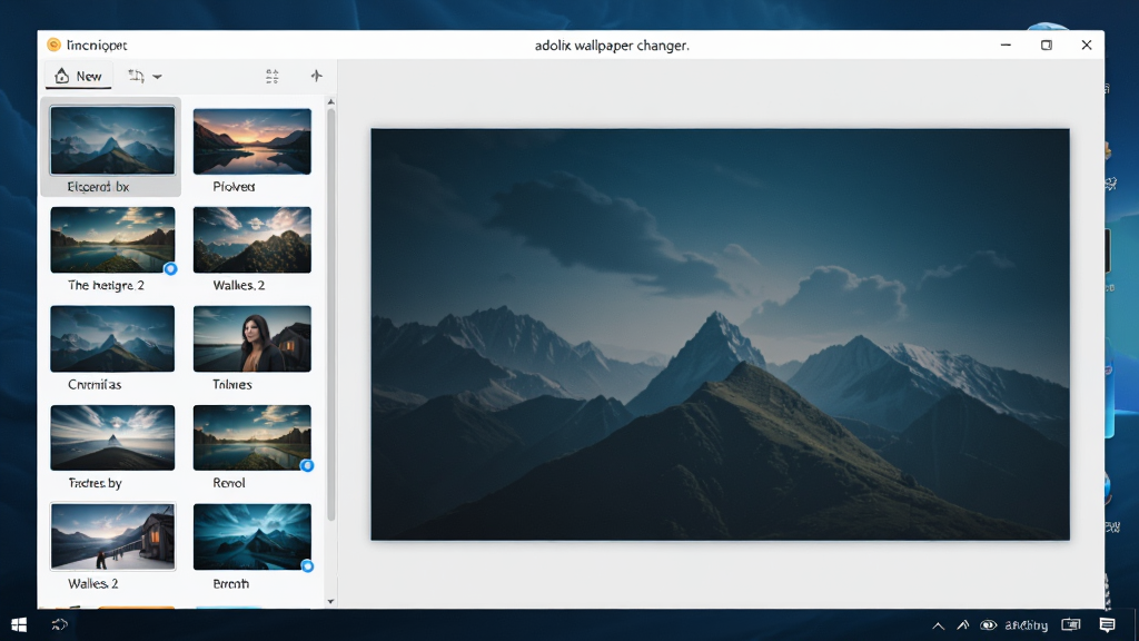һ��չʾadolix wallpaper changer����������ĸ����ͼ�����������������Ϊ��ֽ�б�����ͼ���Ҳ�ΪԤ����ͼ������Ϊ�ִ������滷�������ֹ����������ˬ��ϸ�ڷḻ������ϸ��ɾ��޶���Ԫ��