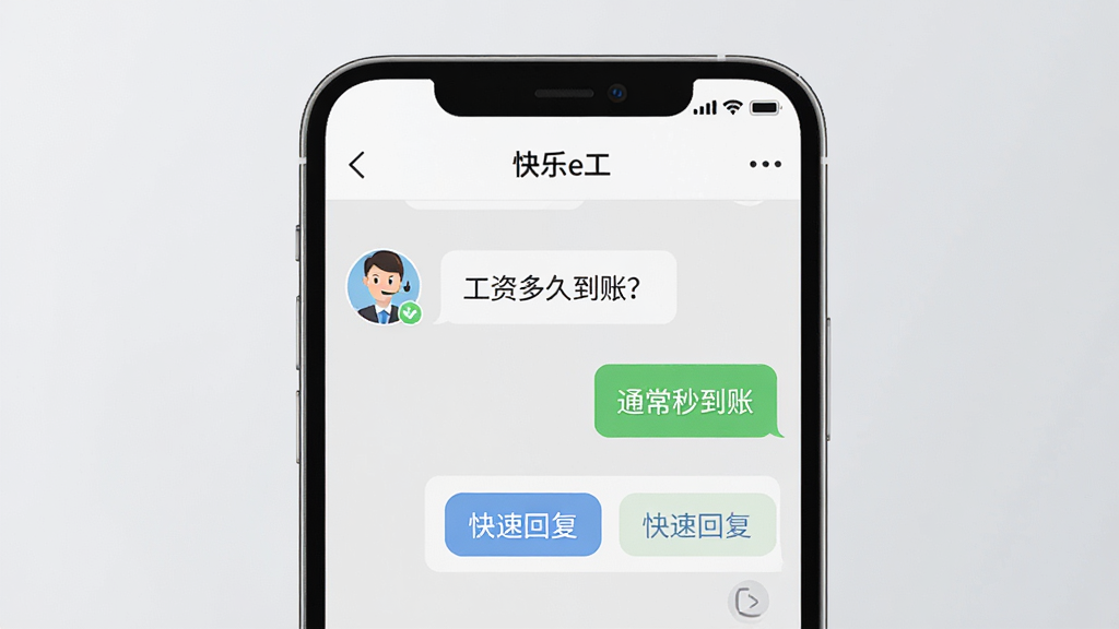 ����Ϊһ���ֻ�������ʾ������e�����Ŀͷ�������棬�Ի��������С����ʶ�õ��ˣ����͡�ͨ���뵽�ˡ�������������Ϊ����ǳ��ɫ�����־��У��Ű����������дʵ��ϸ�ڰ����ͷ�ͷ�����ݻظ���ť�����ʸ��壬�޶���Ԫ��