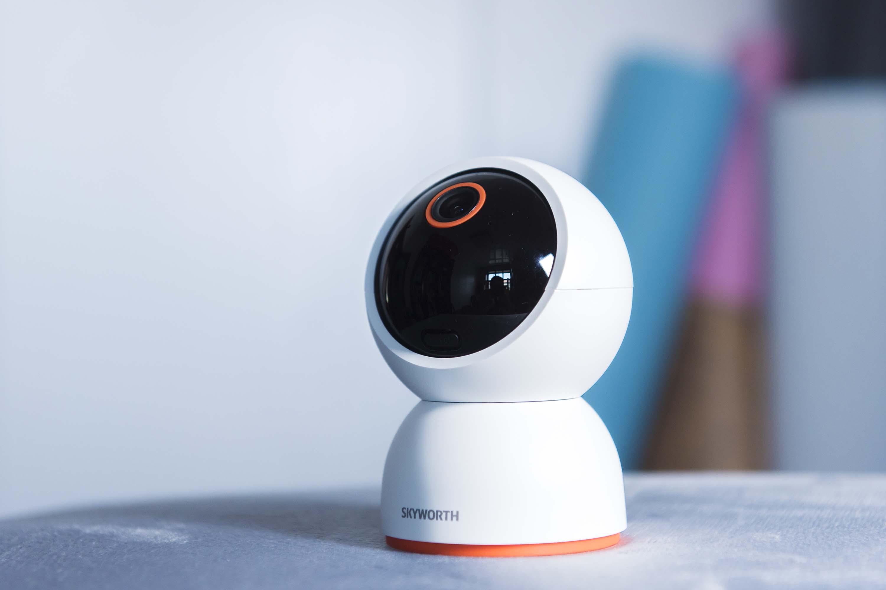 AI安防摄像头 AI Security Camera 家用智能监控摄像机产品实拍图