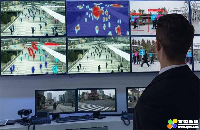 AI安防摄像头 AI Security Camera 高清夜视效果对比实拍图