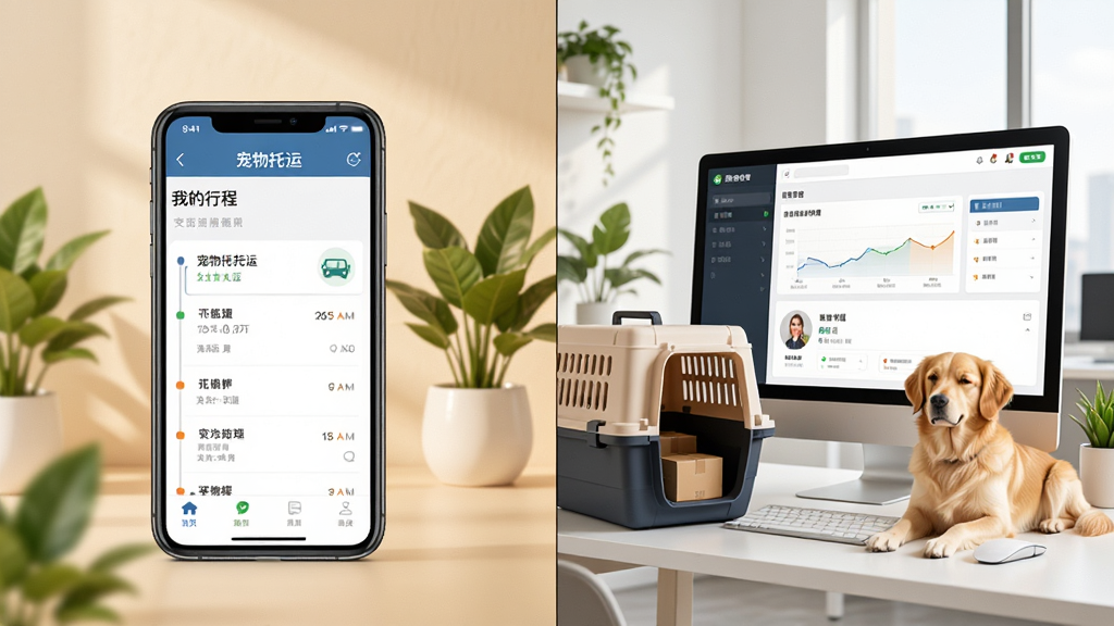 һ�ŷ����ԱȲ�ͼ��������ֻ���Ļ����ʾ���������ˡ�APP�ġ��ҵ��г̡�ҳ�棬�Ҳ��ǵ�����Ļ����ʾ˾����̨����ϵͳ����������һֻ�������һֻ�����ĳ��ﹷ������ɫ����ܰ��������ɫֲ���׺������Ϊ�ִ��칫��һ�ǣ�����ͨ͸��ϸ���������߻��ʣ��ɾ�������
