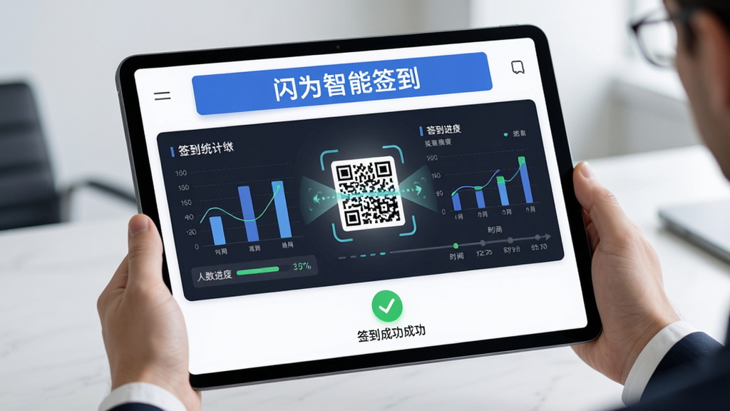 ��������ǩ�����棬����Ϊƽ����ʾǩ��ͳ��ͼ�����Ϸ��������м��ά��ɨ�趯�����ײ�ǩ���ɹ���ɫ�Թ������������Լ�������ˬ��ϸ�ں�������������ʱ���ᣬ���ʸ����޶���Ԫ��