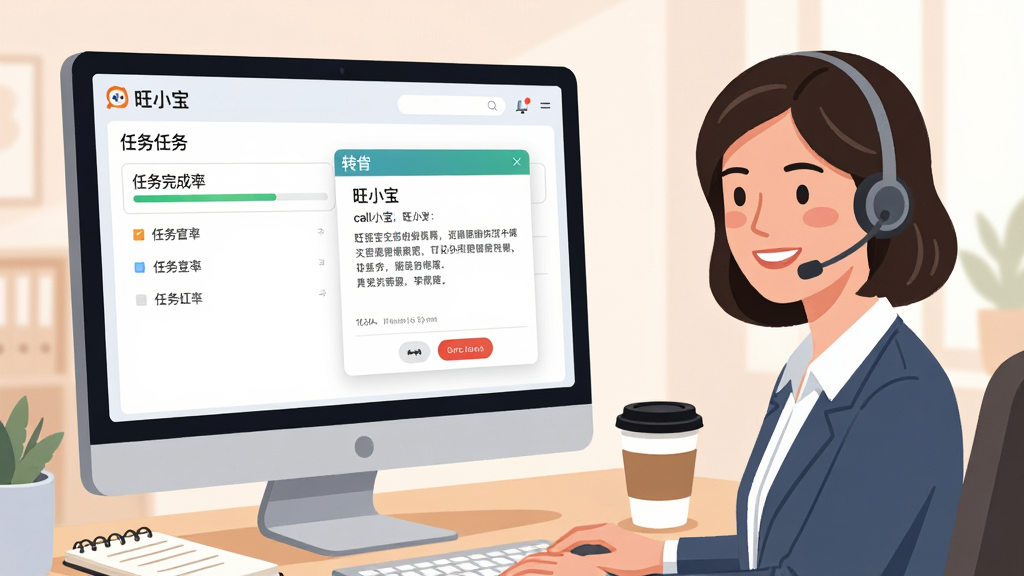 ��������Ϊһ��ְҵŮ����ҵ��������������ڰ칫��ǰ����ǰ������Ļ����ʾ