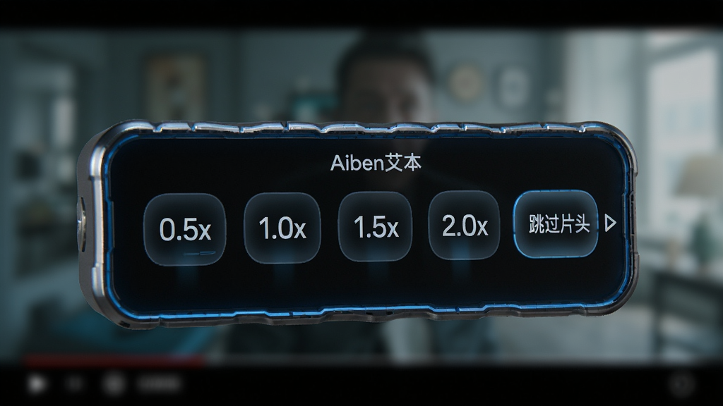 չʾAiben�������ſ������ķŴ�ͼ��������������С�0.5x������1.0x������1.5x������2.0x���Լ�������Ƭͷ���Ŀ�ݰ�ť������Ϊģ������Ƶ���棬������Ƽ���ǿ�����ֺ����������������޶���Ԫ��