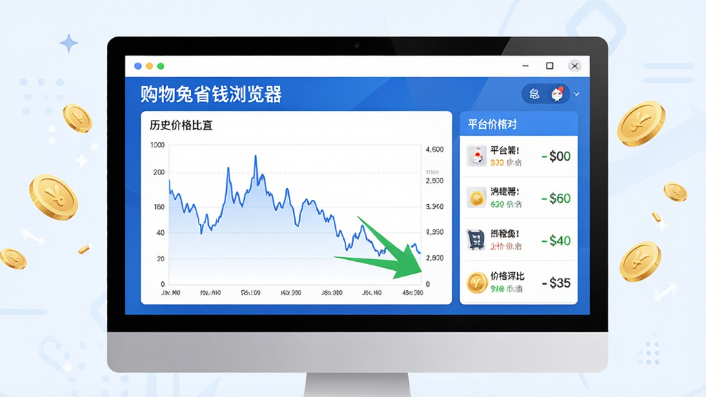 ������Ļ��չʾ��������ʡǮ��������ıȼ۹��ܽ��棬������һ����������ʷ�۸�����ͼ����ɫ��ͷָ��͵㣬�Ҳ��г�����ƽ̨�ļ۸�Ա��б�����Χɢ����Ԫ�أ�������������������ɫ�����Ű�������ϸ�ھ��£����ʸɾ��޶���Ԫ��