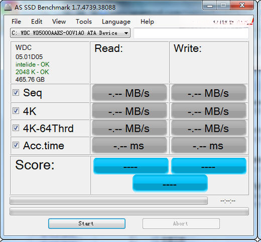 AS SSD Benchmark2.0.7316.34211 ��̬Ӳ�̲��ٹ���