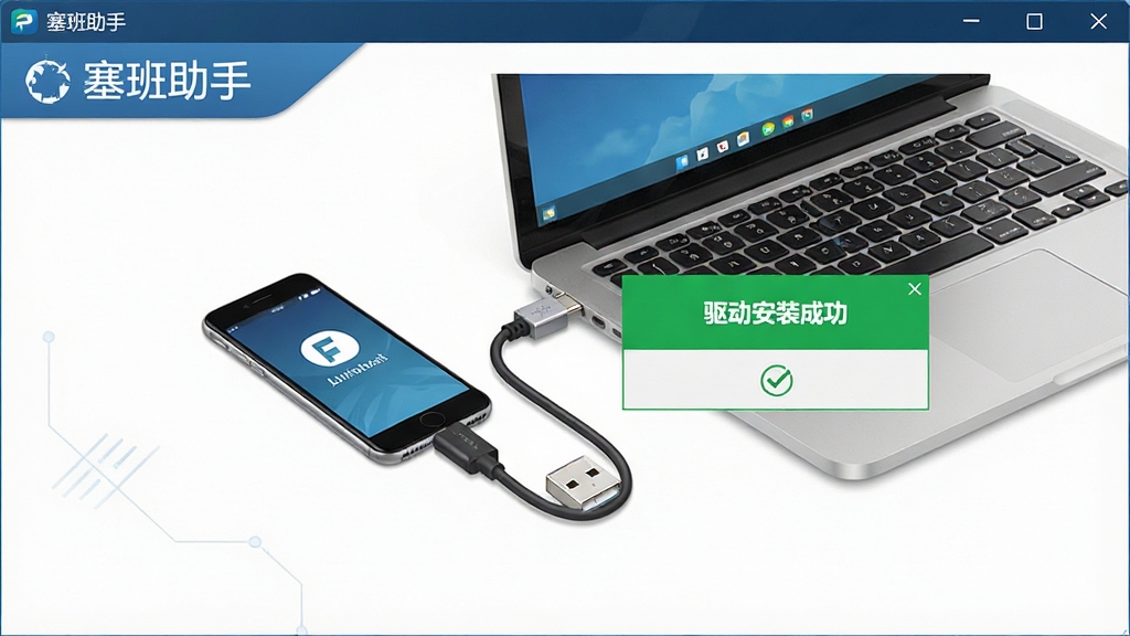 ��������������װ���ܽ�ͼ����������ΪUSB����ʾ��ͼ���ֻ������ͨ���������������Աߵ�����������װ�ɹ�����ɫ��ʾ�򣬽������࣬�������ơ��������֡���ʾ�����Ͻǣ����ֲ�η������Ƽ���ǿ�������������ɾ��޶���Ԫ��