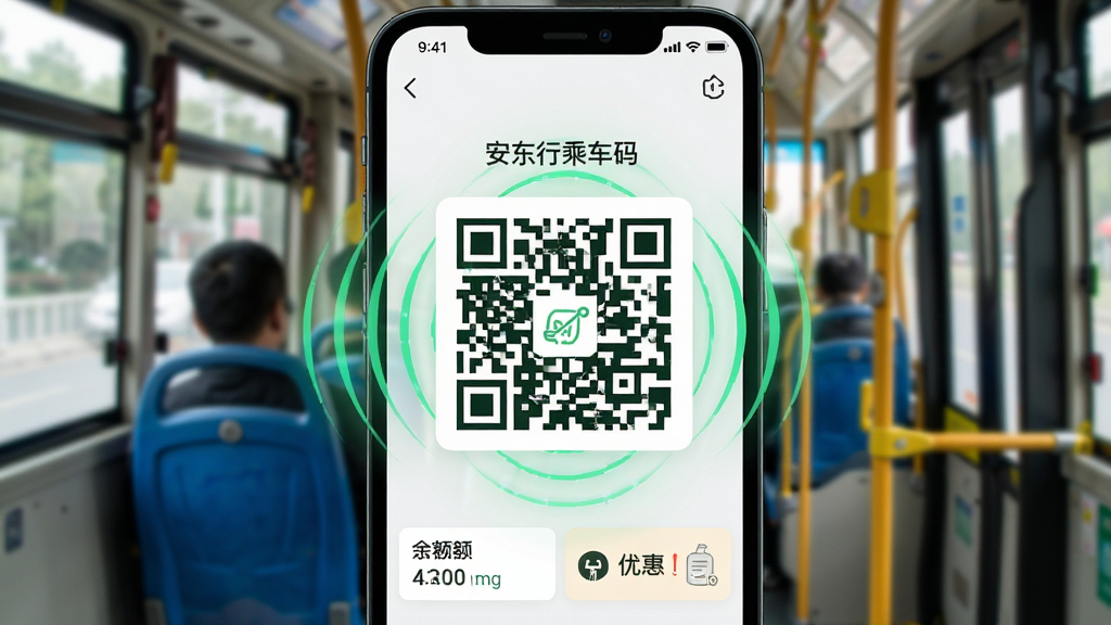 ����Ϊ������APP�ĳ˳���֧�����棬����������һ���Ŵ����ɫ��ά�룬�Ϸ���ʾ�������г˳��롱�������·�Ϊ�����Ż�ȯ��Ϣ������Ϊ�����������ڲ������黯�����־۽����ֻ���Ļ�����дʵ���UI����չʾ��ϸ���϶�ά����Χ�ж�̬����Ч����ǿ����ȫ���ݣ����廭���������޶������