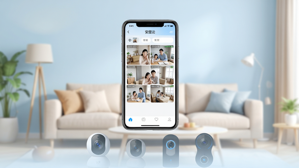��������Ϊһ�������ֻ���������ܰ�������룬��Ļ����ʾ�������ơ�APP���棬�������������ļ�ͥ��ػ�������ͼ�����岼�ֲ��þ��й�ͼ���ֻ��·��е�������������ͷ��������豸��Ӱ���Ű��Լ�����Ϊ��������Ϊ��͵�ǳ��ɫ���䣬���ʸ���ϸ�壬����ɫ���ɾ�������ͻ���������ͥ���������ӸУ��޶������֡�