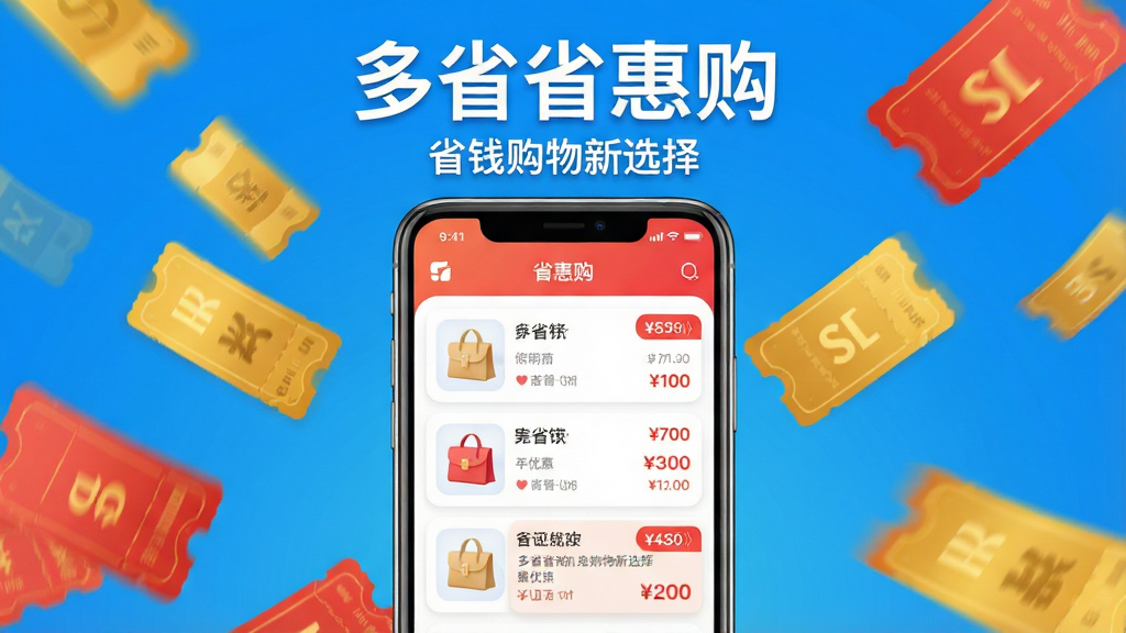 ���壺��ʡʡ�ݹ�APP����չʾ�������ֻ���Ļ��ʾ�����б����Ż�ȯԪ�أ����֣��ֻ����У���Ļ���������ɼ�����Χ�н�ɫ���ɫ�Ż�ȯƮ�䣻�Ű棺�����⡰��ʡʡ�ݹ���λ���ֻ��Ϸ����·��С�ʡǮ������ѡ������������ִ���ƽ����ɫ���������ã�ϸ�ڣ�����ͼ��Բ����ƷͼƬ�������۸��ǩ��Ŀ�����ʣ�������Ⱦ���ɾ��޶���Ԫ��