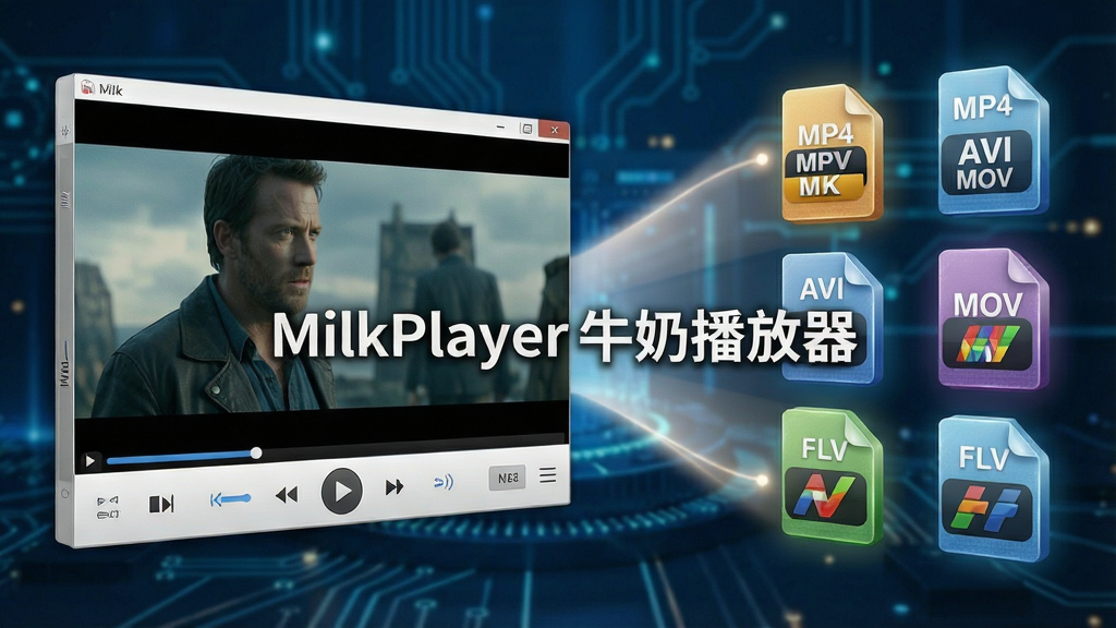 һ��չʾMilkPlayerţ�̲�����ǿ���ʽ֧�ֹ��ܵĽ����ͼ���ͼƬ����������ǲ����������ڣ�������������һ��MKV��ʽ�ĸ����Ӱ���Ҳ���������MP4��AVI��MOV��FLV�ȶ�����Ƶ�ļ�ͼ�꣬�������ľһ���������У�������͵Ĺ�����������������Ԣ����ȫ����ݡ������������Ƽ��б����������������죬ϸ����ͻ���ļ���ʽͼ���벥����������ʸУ����ʸ���ɾ����޶���Ԫ�أ�ͼƬ�����С�MilkPlayerţ�̲���������logoˮӡ��