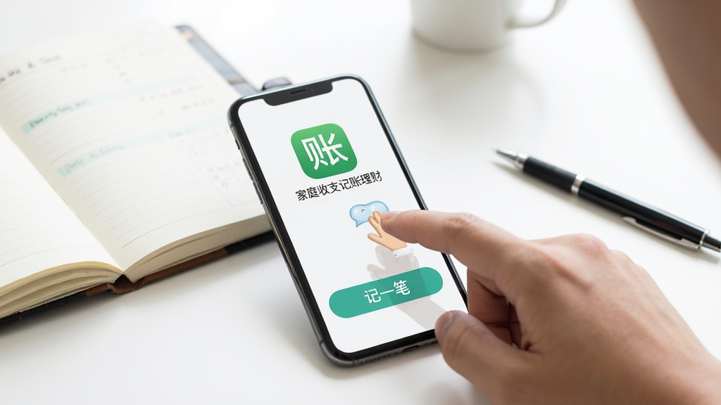 一位用户手指点击手机屏幕上的