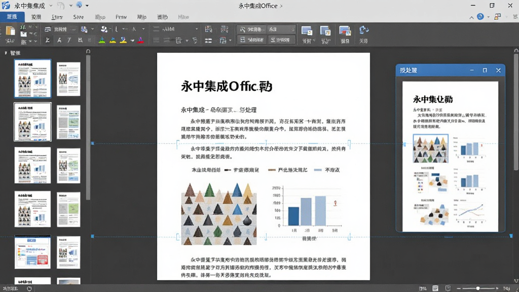 ���壺���м���Office�����ִ������棬չʾһƪͼ�Ĳ�ï���ĵ��������ʾģ������ͼ�⣬���֣��ĵ����У��Ҳ�����ģ��Ԥ�������Ű棺����������������Ŀ�������������磬ϸ�ڣ��ĵ��ڰ�������������ʽ��ͼ�������ʣ��߷ֱ��ʣ��ɾ����޶���Ԫ�أ����������Ű�Ч��