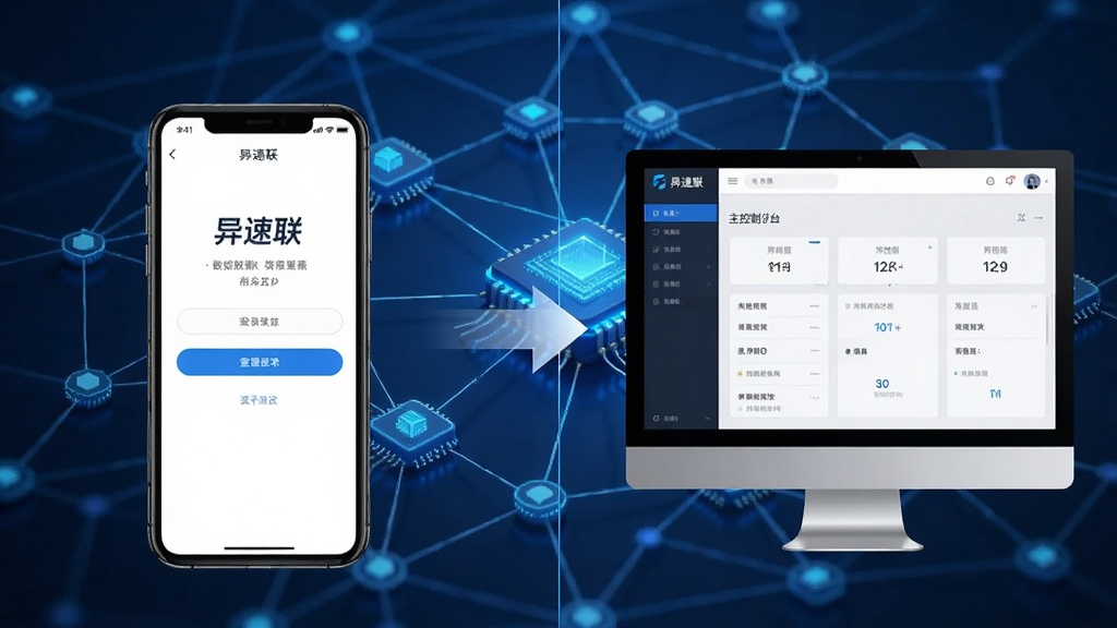 һ�ŷ����Ա�ͼ��������ֻ��ˡ���������App�ĵ�¼���棬�ұ��ǵ��Զ˵�������̨���棬�м��ü�ͷ���ӣ���������������ͼ����ʾ���ݰ�ȫ���䣬�Ƽ���ɫ������ͼ���������ʸɾ���