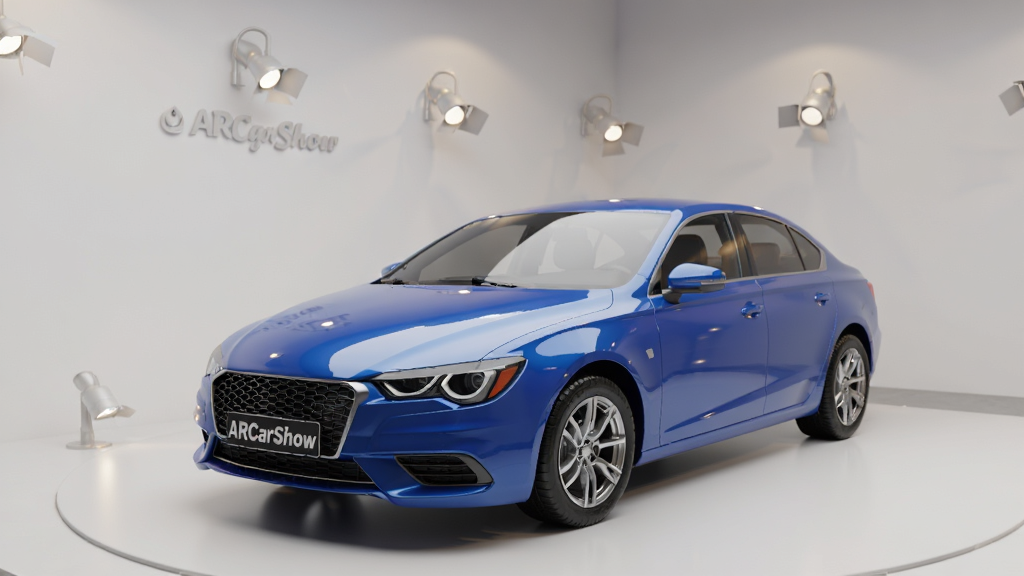 ARCarShow��һ����ɫ�γ������ڵƹ���չʾ���淴��Ч��������Ϊ��Լ��ɫǽ�ڣ���Ӱ��ͣ���Ⱦ��ϸ���ɾ����������ϸ��