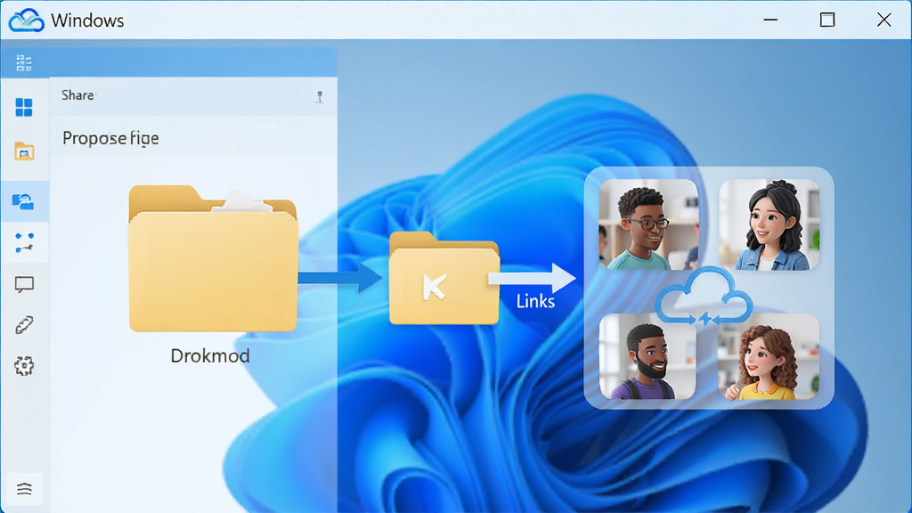 ΢��Windows���ļ���������չʾ��������һ���ļ���ͨ�����ӷ��͸����ˣ�ǿ��Э�������������ƽ�ִ�����ɫ�������廭�ʸɾ�