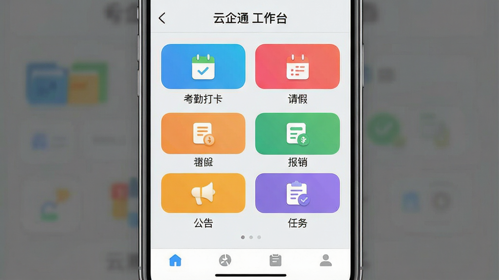 ���壺����ͨAPP�ġ�����̨������ҳ���ͼչʾ�����ֻ��߿���ʽ���֡����֣��ֻ���Ļ���У���Ļ���������ж����ɫ����ͼ�꣬���������ڴ򿨡�������١������������������桱�������񡱡��Ű棺ͼ�����Բ�Ǿ�����ʽ��ÿ��ͼ���·����������ơ���������ƽ��������Ϊǳ�Ұ�ɫ��ͼ��ɫ��������ϸ�ڣ���Ļ�����С�����ͨ ����̨���������ײ��е����������ʣ��������ȣ�����ϸ���������ɾ����޶���Ԫ�ء�