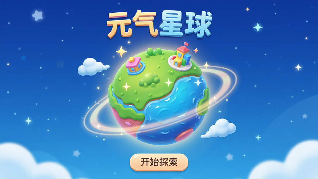 ��������ΪԪ������APP��3D�����棬һ��ɫ�ʰ�쵵�Բ��������������ɫ�ǿ��У������������ɫ�ݵء���ɫ����Ͳ�ɫ��������Χ��������͵Ĺ��κ�Ư�����ƶ䡣���ֲ��þ��й�ͼ������ռ�ݻ������λ�á��Ű���������Ϸ���ʾ��Ԫ���������������֣��·��С���ʼ̽������ť��������¿�ͨ��ɫ���������͡�ϸ�ڰ�����������˸���ǹ�ͻ�����ת�Ĺ⻷�����ʸ��壬����ɾ��޶���Ԫ�ء�