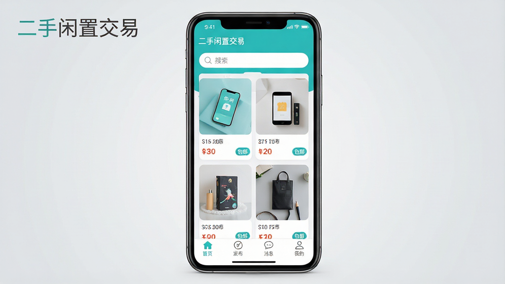 ���壺�ֻ���Ļչʾ���������ý��ס�APP�����棬���涥�����������в�����Ʒ�ٲ�����Ƭ���ײ�����ҳ����������Ϣ���ҵ��ĸ���ǩ�����֣����й�ͼ���ֻ�ģ��ռ�������壬����Ϊǳ��ɫ����ɫ���Ű棺���濨Ƭ�������룬ͼƬ��������Ϣ����������ִ���ƽ��UI��Ʒ��ɫ��������ͣ���ɫ��Ϊ����ɫ���ɫ��ϸ�ڣ���Ʒ��Ƭ�ϱ��м۸�͡����ʡ���������Ļ���Ͻ��С��������ý��ס����ֱ�ʶ�����ʣ�������Ⱦ���ɾ����޶���Ԫ�ء�
